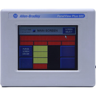 * ALLEN BRADLEY 2711PC-T6C20D SER D PANELVIEW PLUS COMPACT 600 OPERATOR INTERFACE