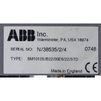 * ABB SM1000 SM1012S/B22/00E6/22/STD DISPLAY CONTROLLER MODULE *READ*