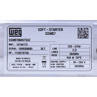 * WEG SSW07 SSW070045T5SZ SOFT STARTER UNIT