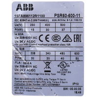 * ABB PSR60-600-11 COMPACT SOFT STARTER