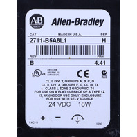 * ALLEN BRADLEY 2711-B5A8L1 SER H PANELVIEW 550 OPERATOR INTERFACE