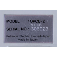 RELIANCE ELECTRIC OPCU-2 OPERATOR TERMINAL DRIVE KEYPAD CONTROLLER