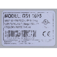 AUTOMATION DIRECT GS1-10P5 0.5HP 120V 1PH VARIABLE FREQUENCY DRIVE *READ*