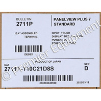 * ALLEN BRADLEY 2711P-T10C21D8S SER D PANELVIEW PLUS 7 HMI OPERATOR PANEL