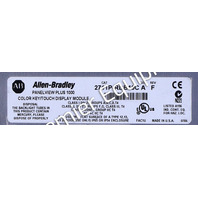 * ALLEN BRADLEY 2711P-RDB10C SER A PanelView Plus 10.4" KEYPAD/TOUCH DISPLAY MODULE