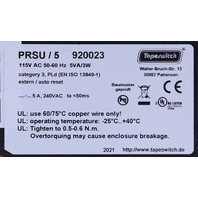 TAPESWITCH PRSU/5 920023 SAFTEY RELAY