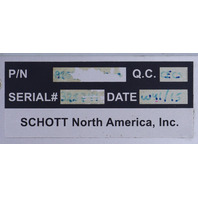 MORITEX SCHOTT LLS3 A20970.1/6000 LED LIGHT SOURCE ILLUMINATOR