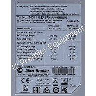 * ALLEN BRADLEY 20G11ND5P0AA0NNNNN SER A POWERFLEX 755 AC DRIVE