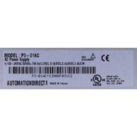 AUTOMATION DIRECT P3-01AC PRODUCTIVITY 3000 AC POWER SUPPLY