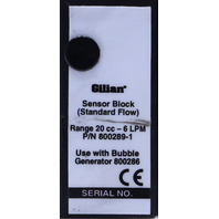 GILIAN STARDARD FLOW CELL 800266-1 AND SENSOR BLOCK 800289-1