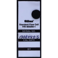 GILIAN STARDARD FLOW CELL 800266-1 AND SENSOR BLOCK 800289-1