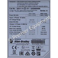 * ALLEN BRADLEY 20G11ND011AA0NNNNN SER A AC DRIVE