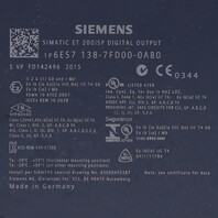 SIEMENS 6ES7 138-7FD00-0AB0 SIMATIC ET 200iSP DIGITAL OUTPUT MODULE