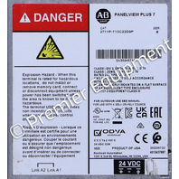 * ALLEN BRADLEY 2711P-T10C22D9P SER B 10" PANELVIEW PLUS 7 TERMINAL