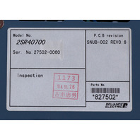 RELIANCE ELECTRIC 2SR40700 BUS SNUBBER UNIT