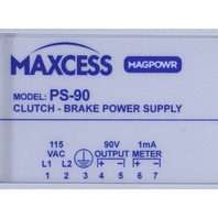 MAXCESS MAGPOWR PS-90 CLUTCH-BRAKE POWER SUPPLY