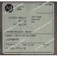 * ALLEN BRADLEY 74102-171-10 MOTION CONTROLLER CONTROL BOARD