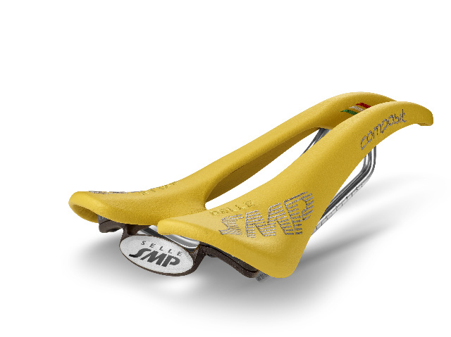 Yellow Made in Italy Selle SMP Glider Bicycle Saddle Seat