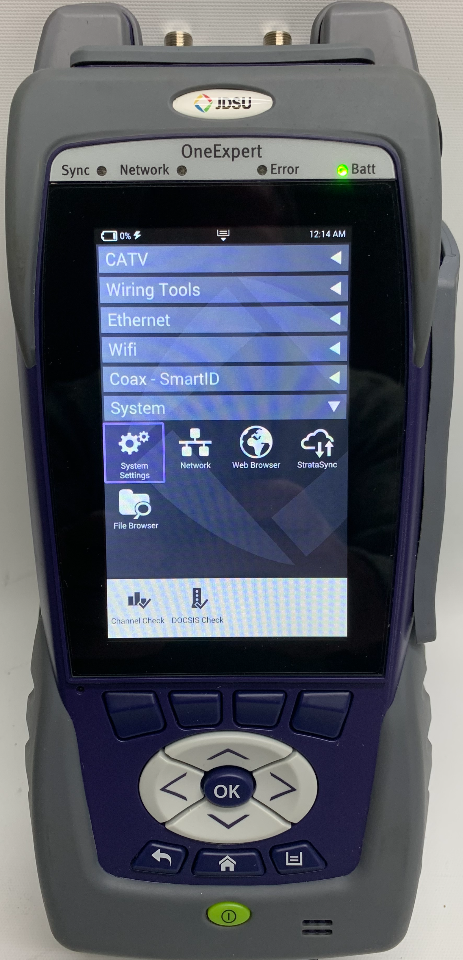 JDSU VIAVI OneExpert Handheld ONX-610 ONX 610 CATV Tester/Meter