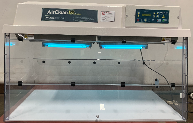 AirClean 600 PCR Workstation Fume Hood UVTect AC648LFUVC