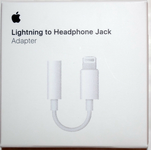 Apple Lightning to 3.5mm Headphone Jack Adapter A1749 for iPhone 7 8 Plus & X