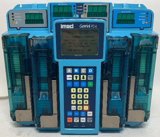 IMED Gemini PC-4 Volumetric Infusion Pump