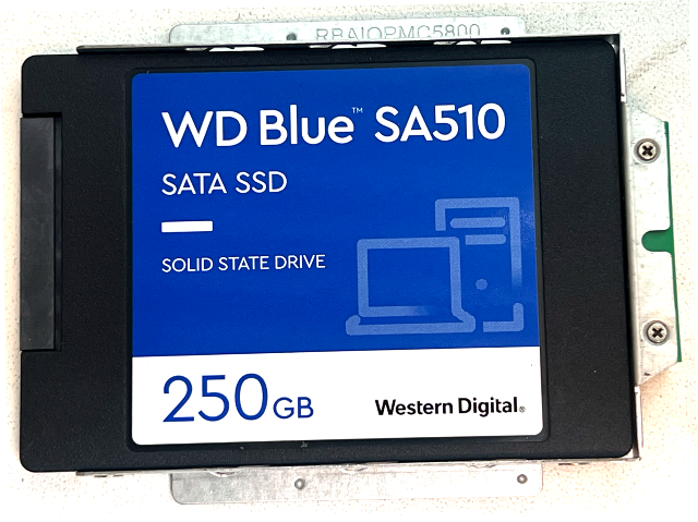 WD 250GB WD Blue SA510 SATA SSD 2.5”/7mm Cased WDS250G3B0A-00AXR0