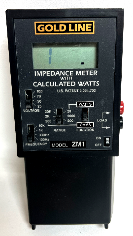 GOLD LINE ZM1 Impedance Meter - Calc. Watts.