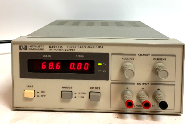 HP Hewlett Packard E3611A DC Power Supply 0-20V, 0-1.5A/0-35V,0-0.85A