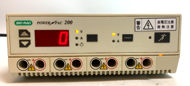 Bio-RAD PowerPac 200 POWER SUPPLY electrophoresis 200v 450VA