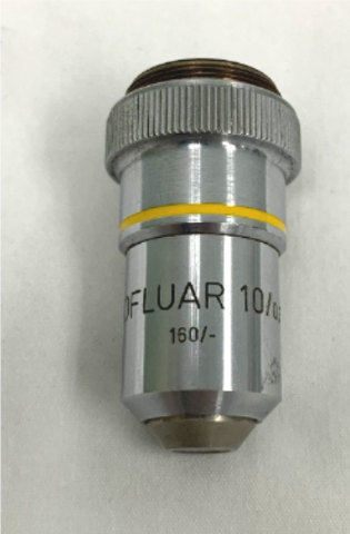 Zeiss Neofluar 10/0.30 160/-  Microscope Objective 46 04 20-9902