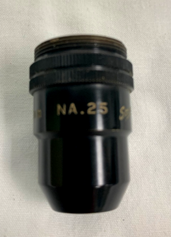 Vintage Samco 25mm NA.25 Microscope Objective 1812