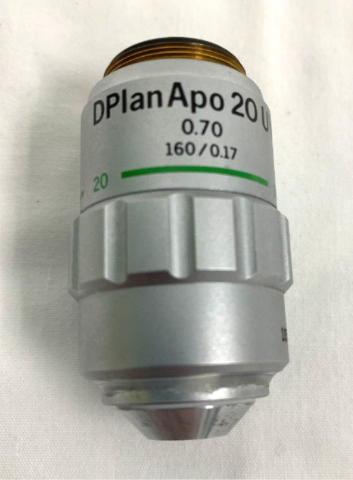 Olympus DPlanApo 20x UV 0.70 160/0.17 D Plan Apo Apochromat Microscope Objective