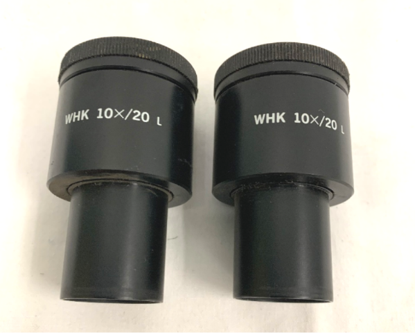 Set of 2 Olympus WHK 10x/20 L Microscope Lens Eyepieces
