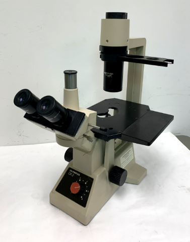 Olympus CK 2 Inverted Phase Contrast Microscope W/3 Objectives