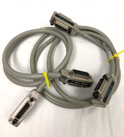 Two GPIB Cables: HP/Agilent 10833A GPIB Cable & a NI National Instruments 763507-02 Rev. 1 Type&ndash;X2 Cable