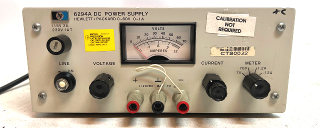HP / Agilent 6294A 0 to 60 V, 0 to 1 A, 60 W, OVP, DC Power Supply. Tested