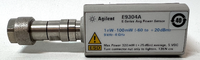 Hewlett Packard E9304A E-Series Gray 9 kHz-6 GHz Type-N Average Power Sensor