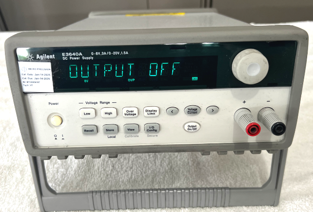 Agilent E3640A DC Power Supply