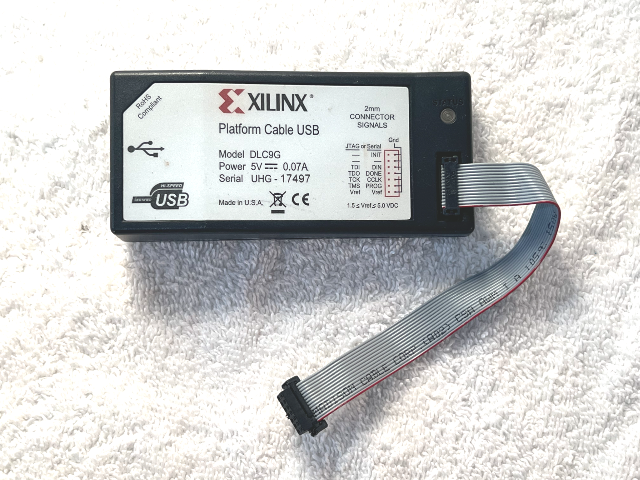 XILINX DLC9G PLATFORM CABLE USB with ribbon Cable