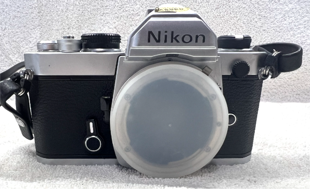 Nikon FM Silver 35mm SLR Film Camera Body From JAPAN MINT!