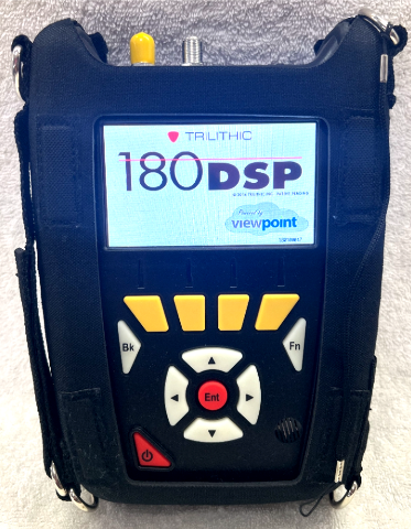 Trilithic Viavi 180 DSP Dual RF Docsis 3.1 Home Cert CATV Cable Meter 180DSP QAM