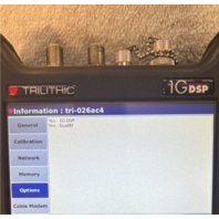 Trilithic Viavi 1GDSP 1G DSP VIAVI Service Meter Both options Dual RF w/ VFL OPM