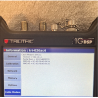 Trilithic Viavi 1GDSP 1G DSP VIAVI Service Meter Both options Dual RF w/ VFL OPM