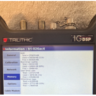 Trilithic Viavi 1GDSP 1G DSP VIAVI Service Meter Both options Dual RF w/ VFL OPM