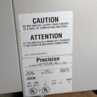 Precision 51221133 Laboratory Incubator Economy Oven 50-210C 120V 1300W 1PH 50/60HZ