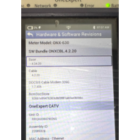 Viavi ONX-630 OneExpert DOCSIS 3.1 SWX IPX TSX NTX Fwd & Rev Sweep, VoIP