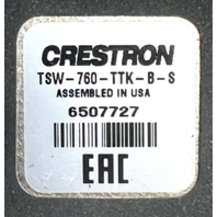 Crestron TSW-760-B-S +TTK TSW-760-TTK-B-S Touchscreen