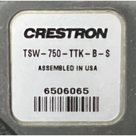 Crestron TSW-750-B-S +TTK TSW-750-TTK-B-S Touchscreen