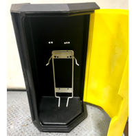 Allegro 4125 High-Viz Heavy Duty Single SCBA Wall Case, Yellow